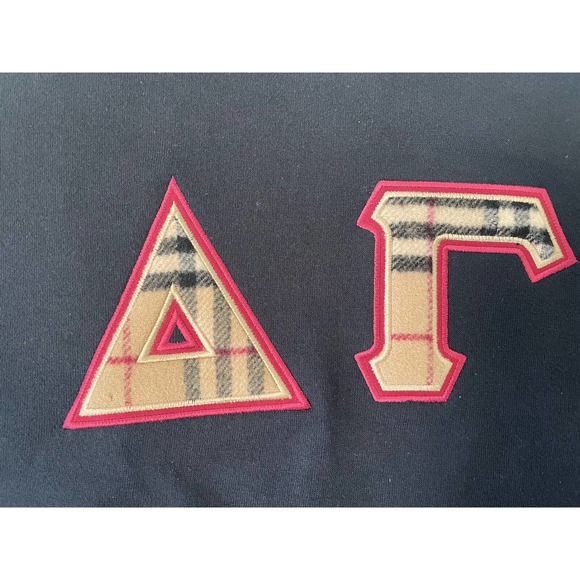 VTG A F‎ front embroidery Crew Neck Size Small Black - Picture 2 of 7